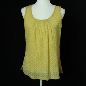 Eddie Baur | Yellow & White Tank Top | Sz S